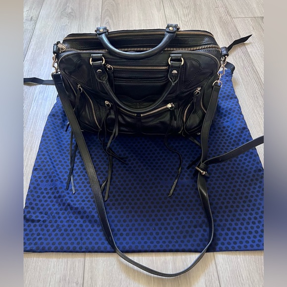 Rebecca Minkoff Leather Top Handle Bag, black - Picture 13 of 15